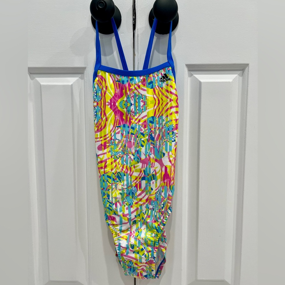 NWT Adidas tie back swim suit size 26